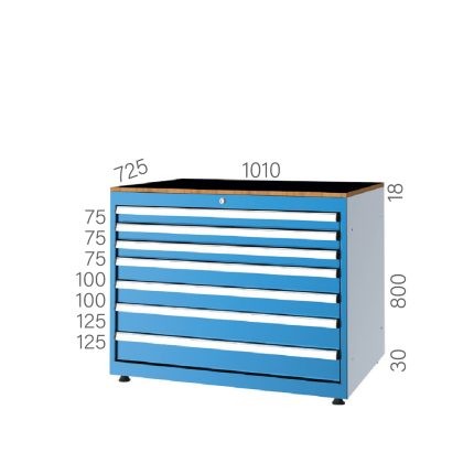 11080 – 7 ÇEKMECELİ DOLAP