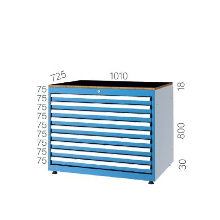 11081 – 9 ÇEKMECELİ DOLAP