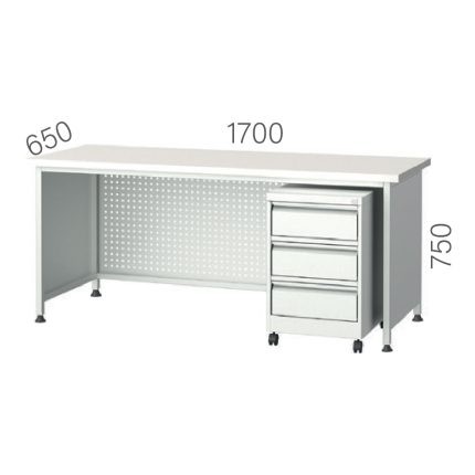 3105 – 3 ÇEKMECELİ, KESONLU ŞEF MASASI