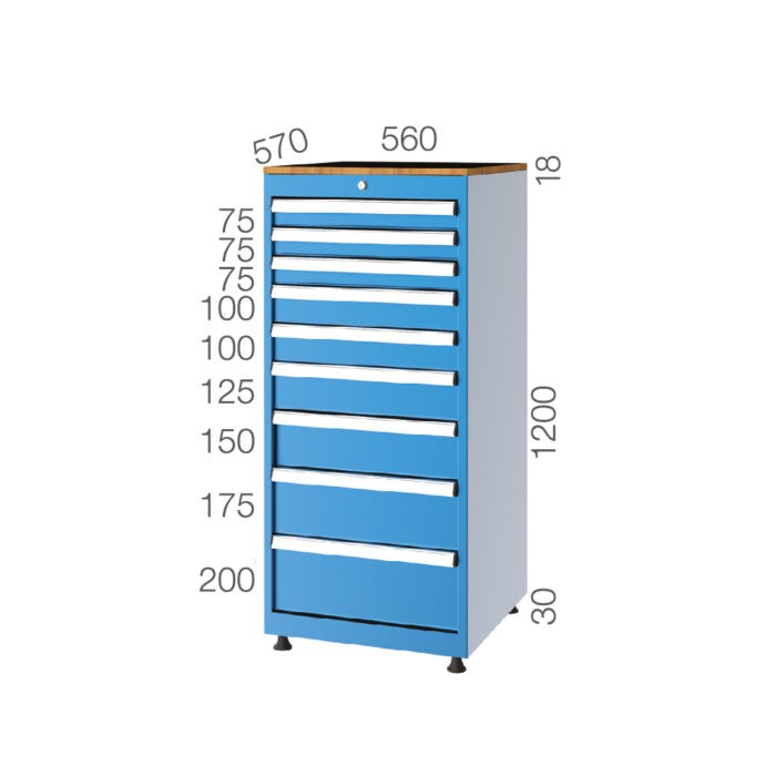 5200 – 9 ÇEKMECELİ DOLAP