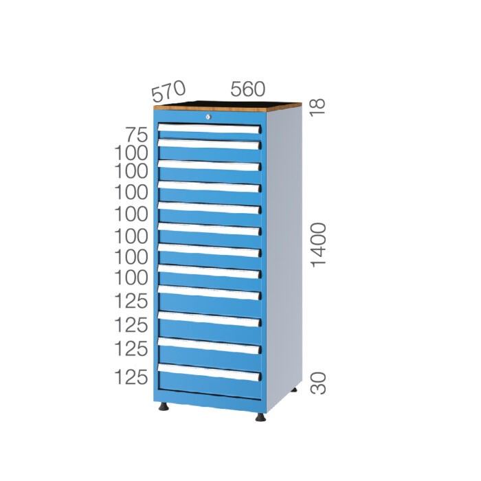 5401 – 12 ÇEKMECELİ DOLAP