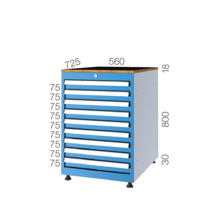 7081 – 9 ÇEKMECELİ DOLAP