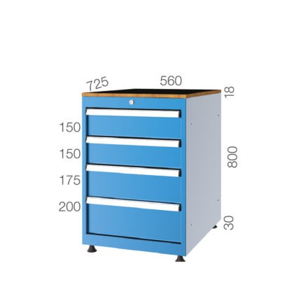 57082 – 4 ÇEKMECELİ DOLAP