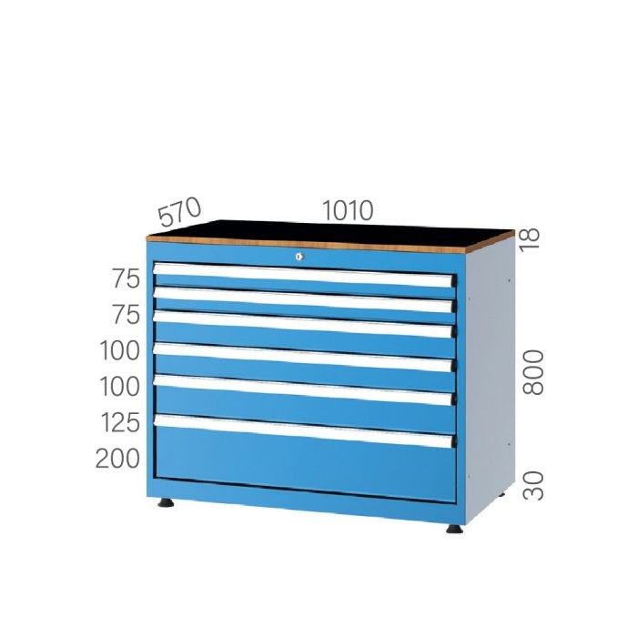 10080 – 6 ÇEKMECELİ DOLAP