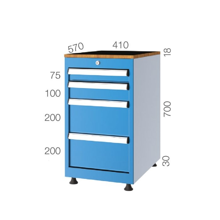 1072 – 4 ÇEKMECELİ DOLAP