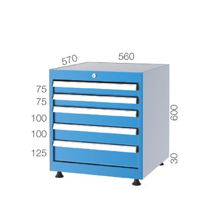 5060 – 5 ÇEKMECELİ DOLAP