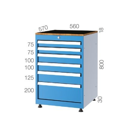 5080 – 6 ÇEKMECELİ DOLAP