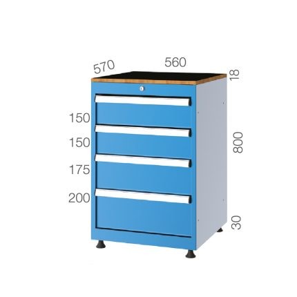 5082 – 4 ÇEKMECELİ DOLAP