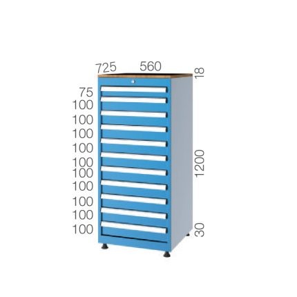 57201 – 11 ÇEKMECELİ DOLAP