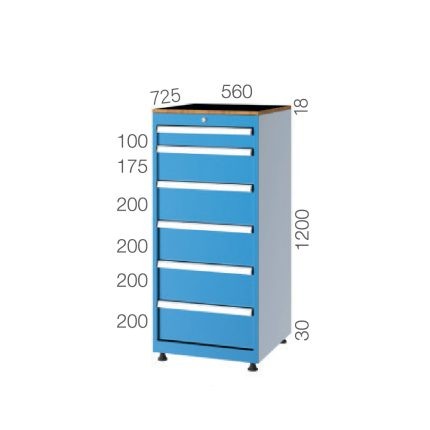 57202 – 6 ÇEKMECELİ DOLAP