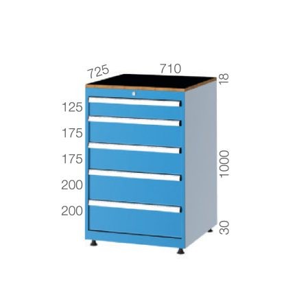 7102 – 5 ÇEKMECELİ DOLAP