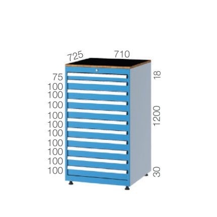 7201 – 11 ÇEKMECELİ DOLAP