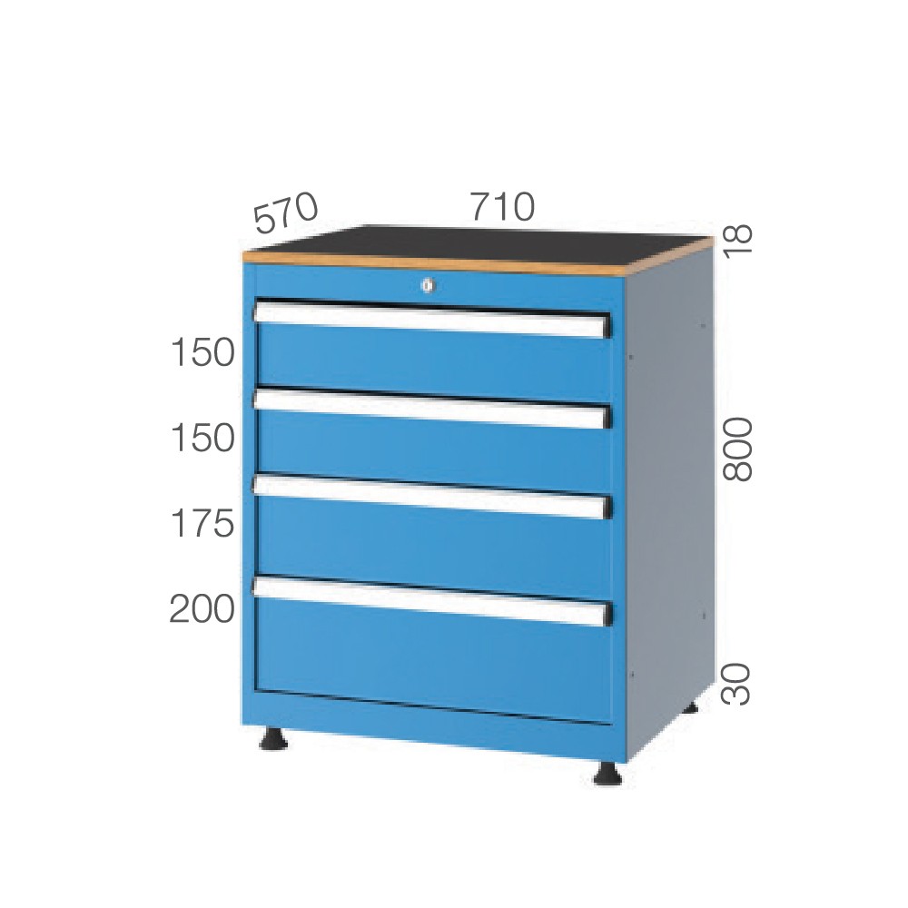 75082 – 4 ÇEKMECELİ DOLAP