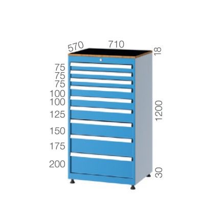 75200 – 9 ÇEKMECELİ DOLAP