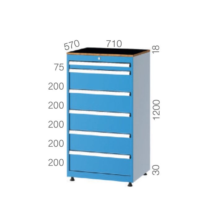 75202 – 6 ÇEKMECELİ DOLAP