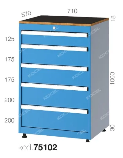 75102 – 5 ÇEKMECELİ DOLAP