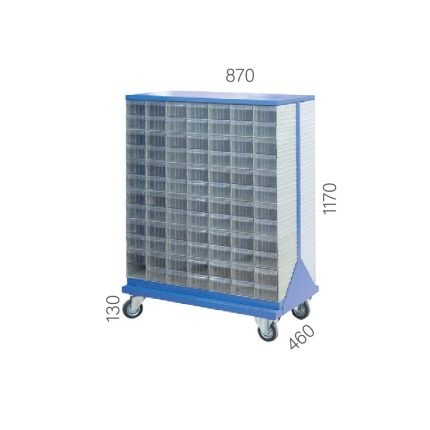 ÇKS 351-401 – 204 ADET ÇEKMECELİ KUTULU İKİ YÖNLÜ STAND
