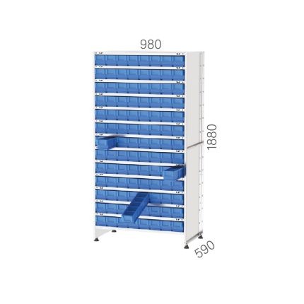 592-609 – 104 AVADANLIK KUTULU GALVENİZ RAF