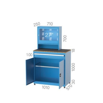 7350 – 27′ LCD EKRAN BİLGİSAYAR KABİNİ
