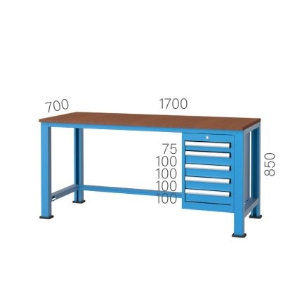 3120 – 5 ÇEKMECELI ÇALIŞMA TEZGAHI