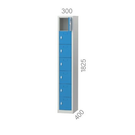6081 – 7 KAPILI PERSONEL DOLABI